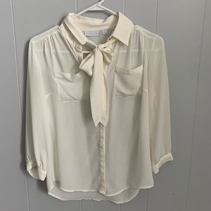Neck Tie Blouse